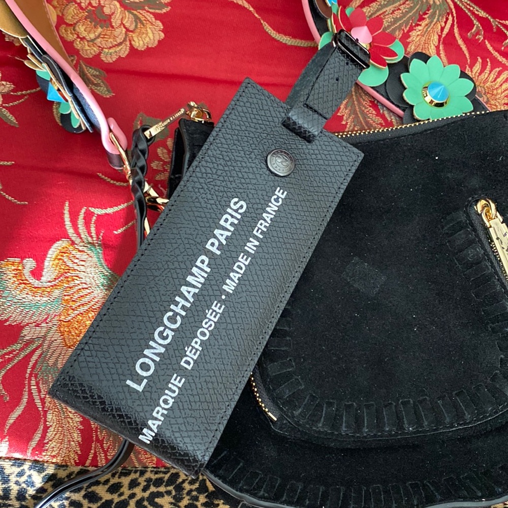 Longchamp tag bag holder! Hiatus Longchamp X Shayne Oliver. 7.5 x 4 inches.